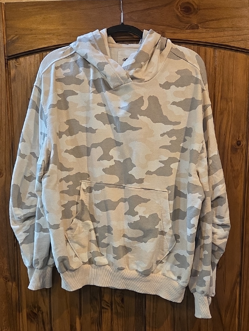 aerie Women's Camouflage Hoodie - Beige & Light Gray
